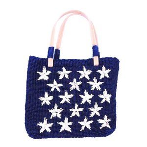 NWOT Amanda Smith Straw with Stars Mini Bag